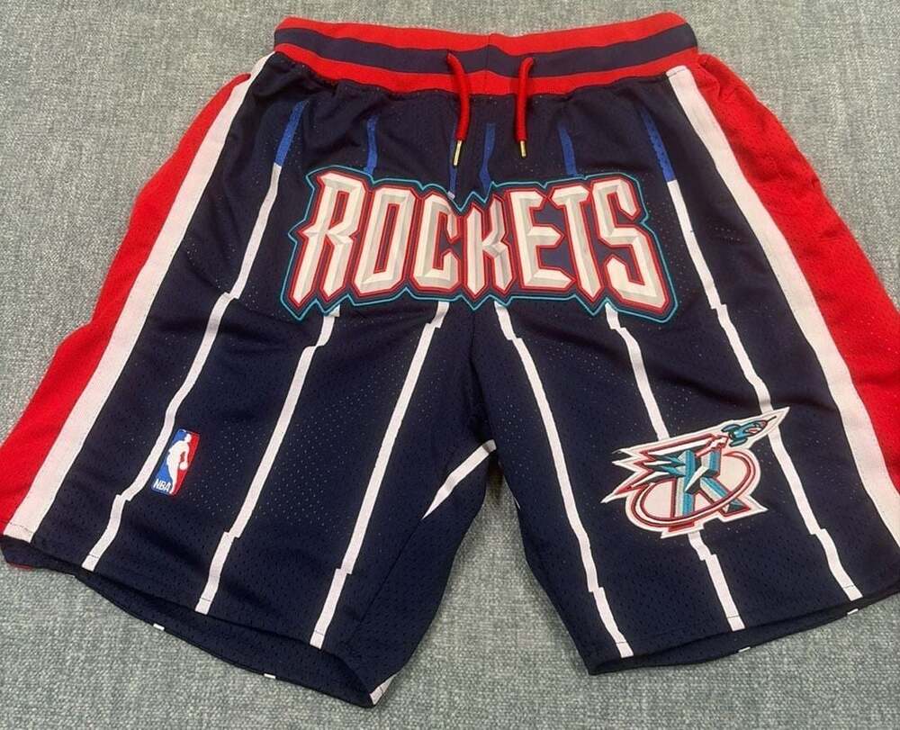Just Don 1995-96 Houston Rockets NBA Mesh Shorts Size M